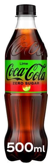 Coca-Cola Lime, Zero Sugar Soda (500ml)