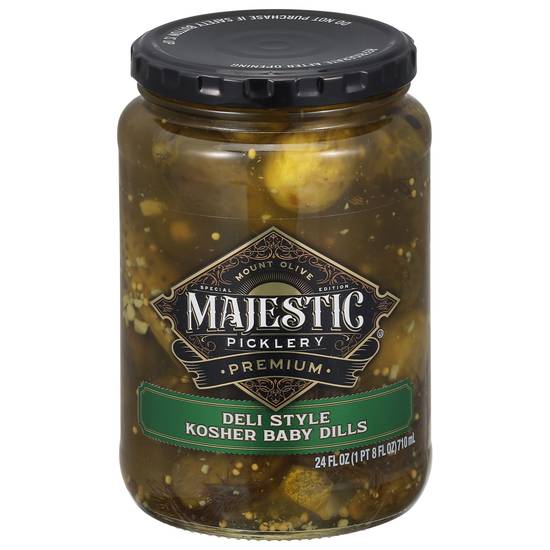 Mt. Olive Majestic Picklery Premium Deli Style Kosher Baby Dills