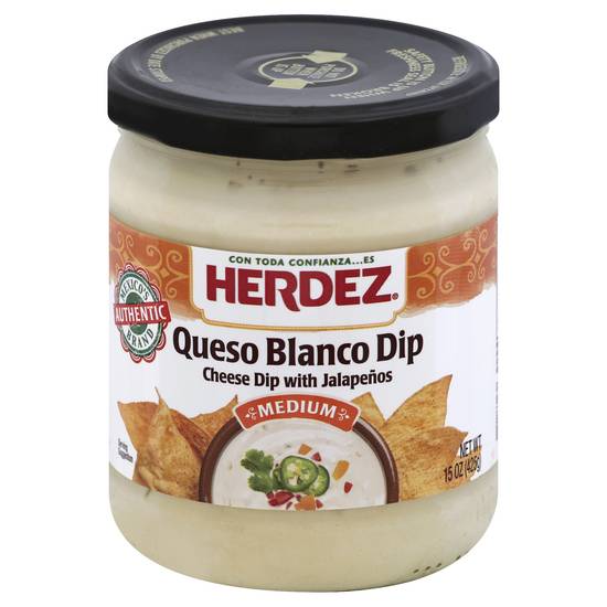 Herdez Queso Blanco Dip Cheese Dip With Jalapenos Medium