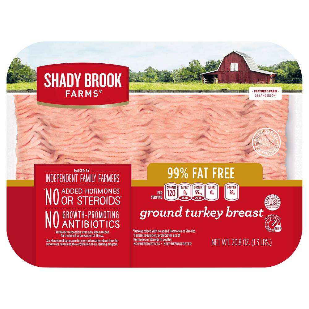 Shady Brook Farms 99% Fat Free Ground Turkey Breast