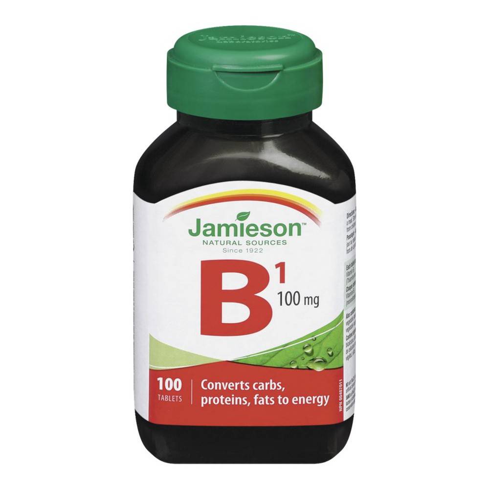 Jamieson Vitamin B1 100mg Tablets (100 mg)
