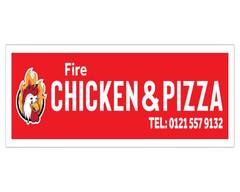 Fire chicken and pizza 