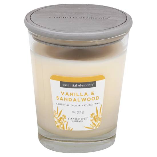 Essential Elements Candle-Lite Vanilla & Sandalwood