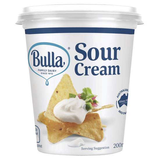 Bulla Premium Sour Cream 200mL