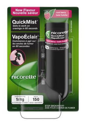 Nicorette Quickmist Cool Berry 1mg Nicotine/Spray (60 g)