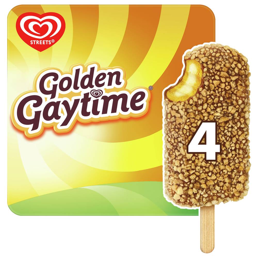 Golden Gaytime Ice Cream Sticks, Toffee (400mL, 4 pack)