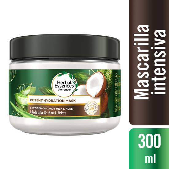 Herbal essences mascarilla hidratante leche de coco (pote 300 ml)