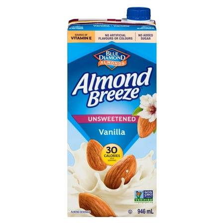 Blue Diamond Almond Breeze Vanilla Beverage Unsweetened