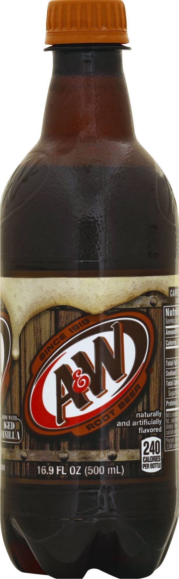 A&W Root Beer Soda (6 x 16.9 fl oz)