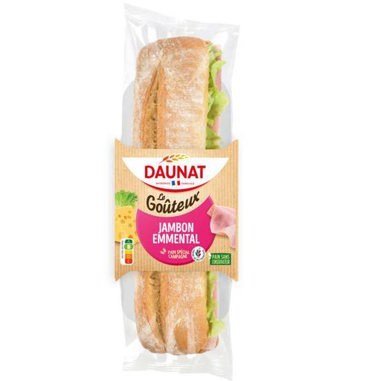 Daunat Le goûteux - Sandwich - Jambon emmental 220 g