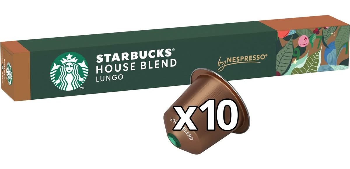 Starbucks by Nespresso Koffie House Blend 10Capsules 12x57g