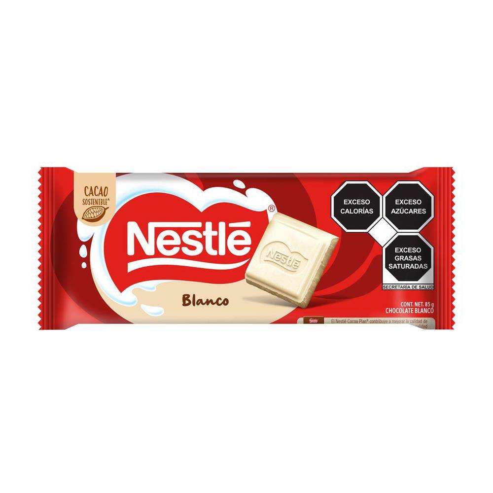 Nestlé chocolate blanco