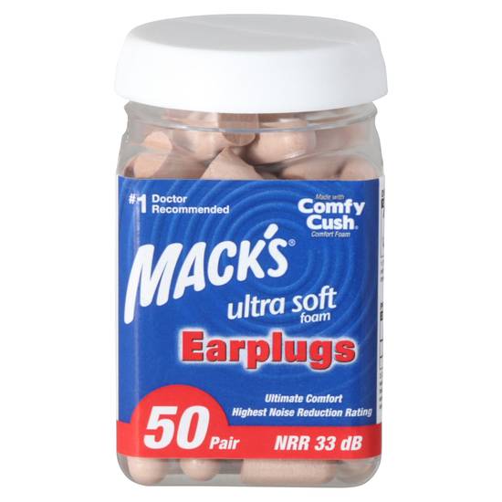 Mack's Ultra Soft Foam Earplugs (50 pair)