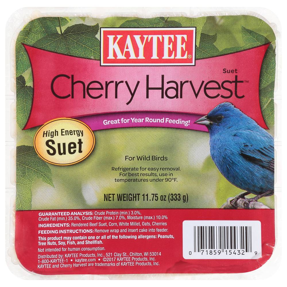 Kaytee Suet Bird Food- Cherry Harvest