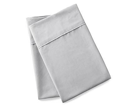 Real Living Microfiber Standard Pillowcase Set, Gray (2 ct)