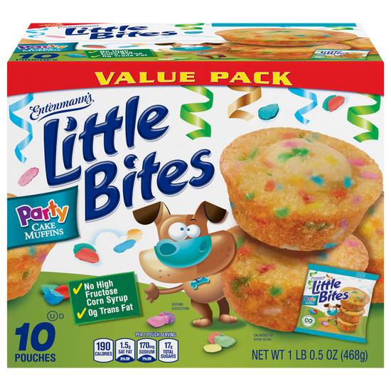 Entenmann's Little Bites Party Cake Muffins Value pack ( 10 ct )