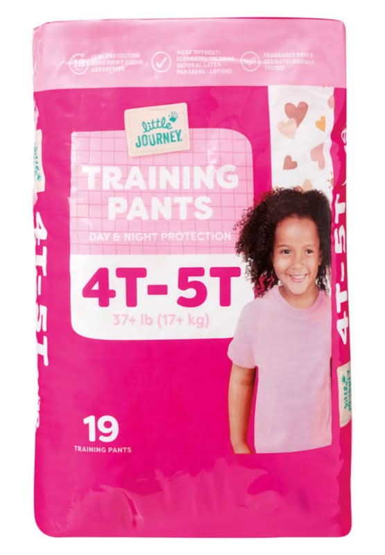 Little Jouney Girl's Training Pants 37+lb, 4T-5T (19 ct)
