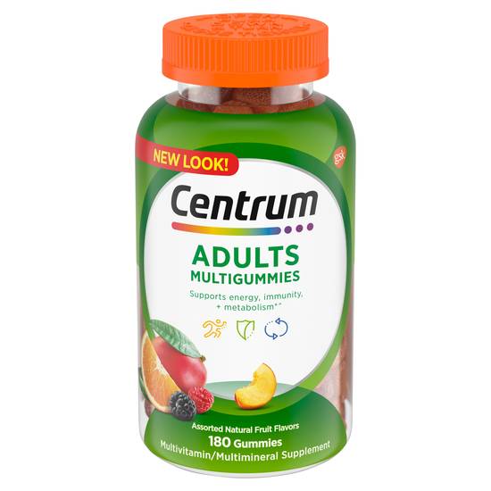 Centrum Adults Multivitamin & Multimineral Supplement Fruit Flavors Gummies (180 ct)