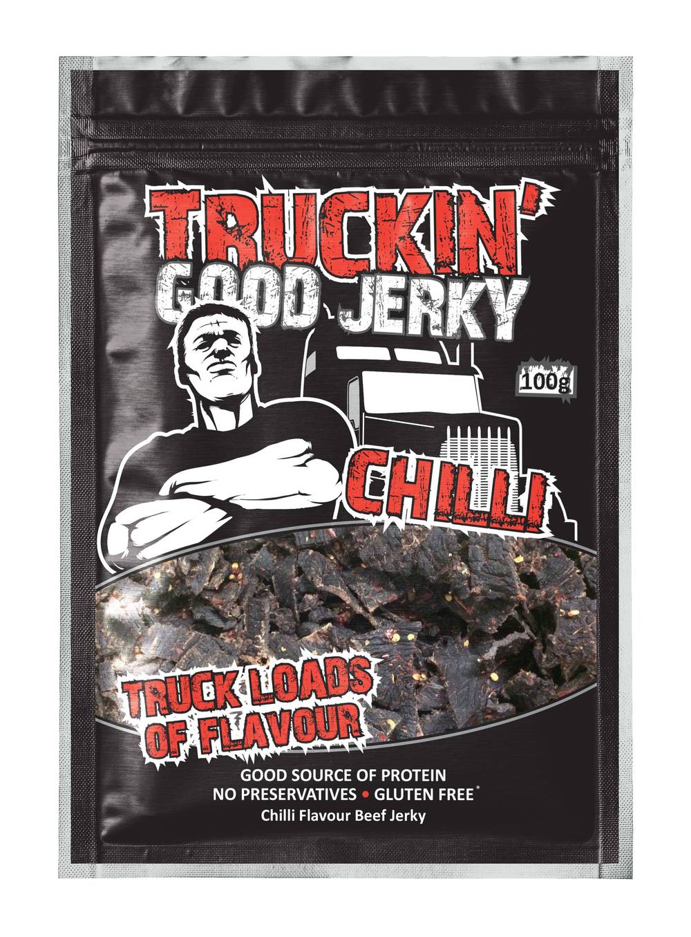 Truckin' Good Jerky Chilli 100g