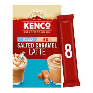 Kenco Iced Hot Salted Caramel Latte 8x20.3g (162.4g)