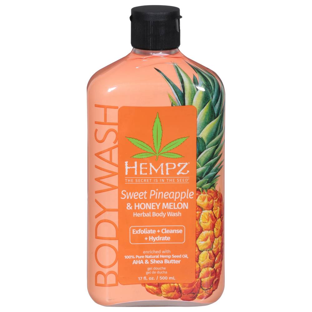 Hempz Herbal Body Wash(Sweet Pineapple- Honey Melon)