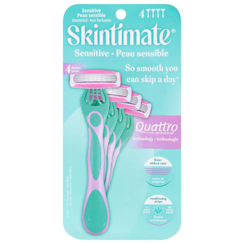 Skintimate Sensitive Skin Razors (4 ct)