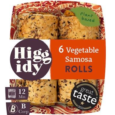 Higgidy Vegan Vegetable Samosa Roll (160g)