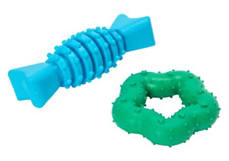 Teething Pet Toys 2-Pack