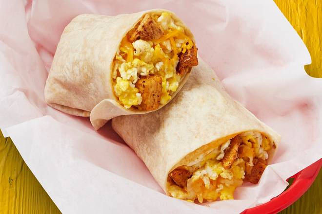 Potatoes, Egg, & Cheese Burrito