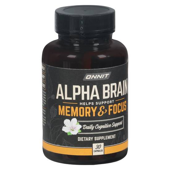 Onnit Alpha Brain Memory & Focus Capsules (30 ct)