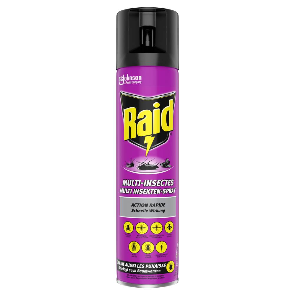 Raid - Aerosol multi insectes (400 ml)