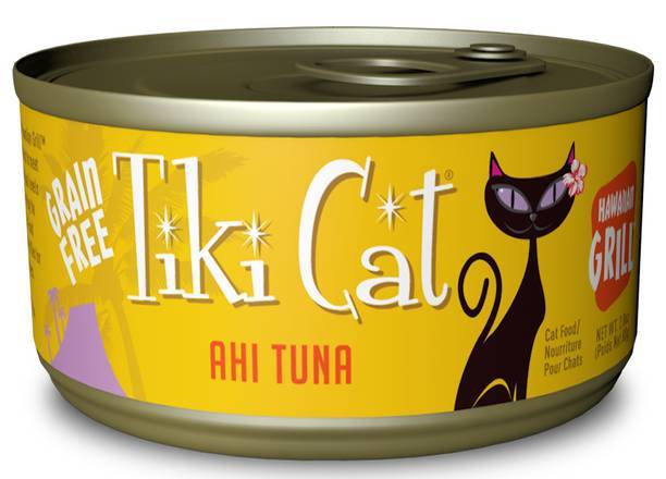 Tiki Cat Hawaiian Grill Grain Free Ahi Tuna Canned Cat Food (2.8 oz)