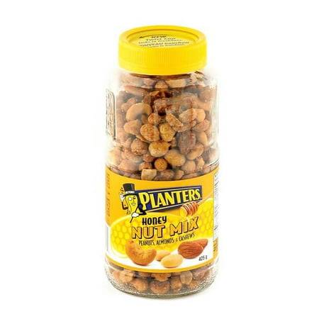 Planters noix arachides, amandes et cajou noix mélange de planters au miel (arachides, amandes et cajou) - honey nut mix (425 g)