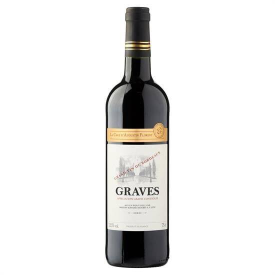 Vin rouge Graves LA CAVE D'AUGUSTIN FLORENT - La bouteille de 75cL