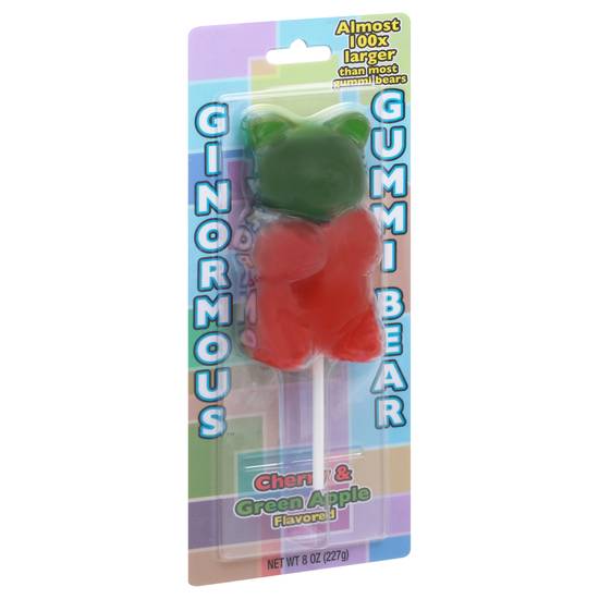 Ginormous Gummi Bear Cherry & Green Apple Gummi Bear