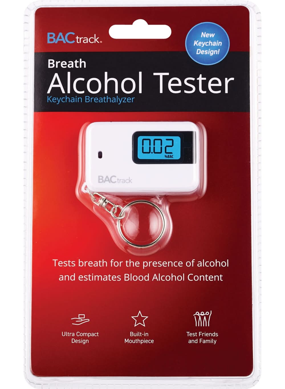 BACtrack Alcohol Tester Keychain Breathlyzer