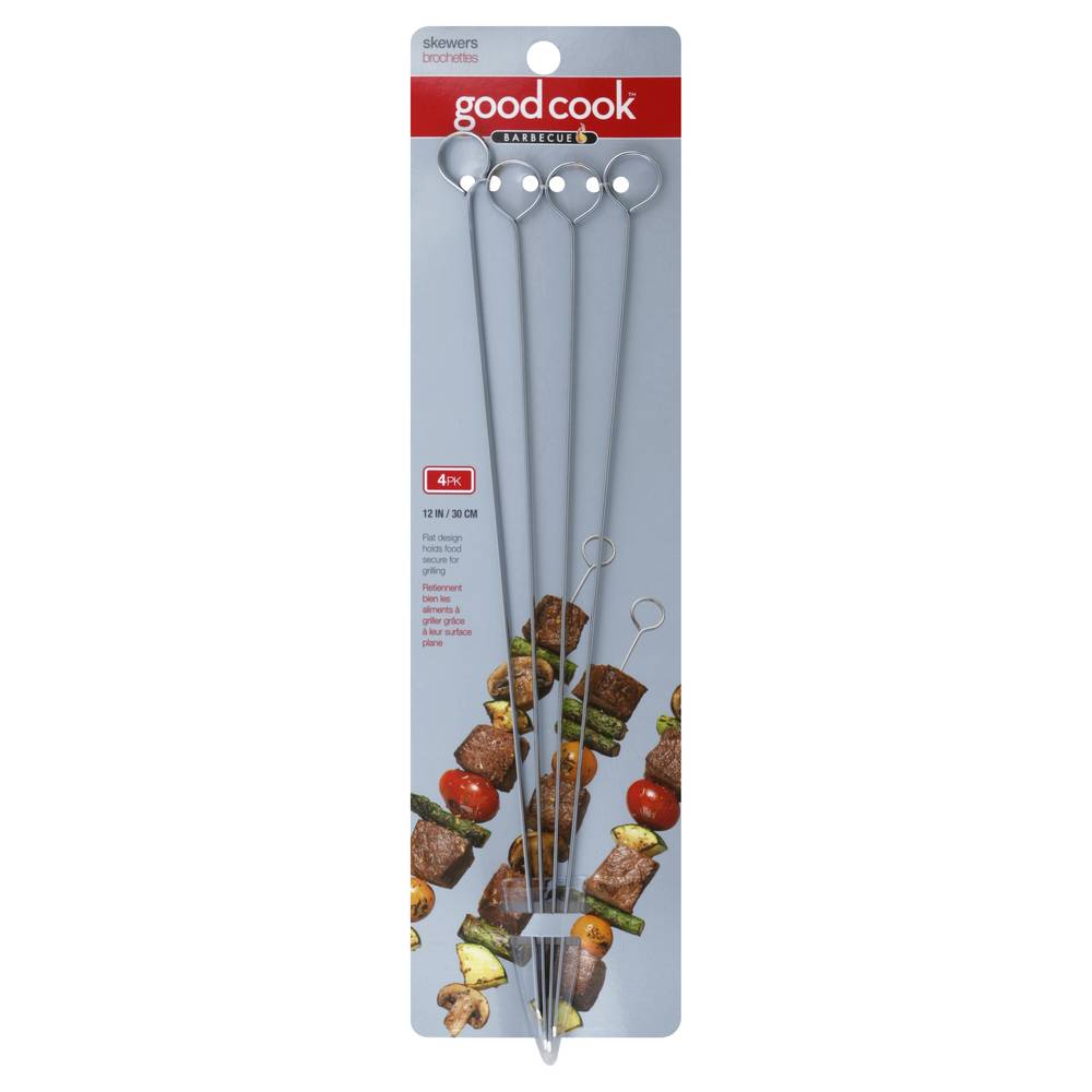 Goodcook 12 Inch Skewers (4 ct)