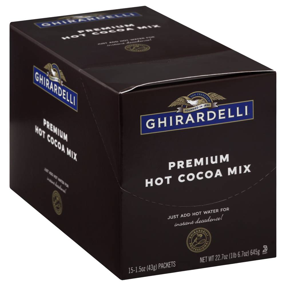 Ghirardelli Premium Hot Cocoa Mix (22.7 oz, 15 ct)