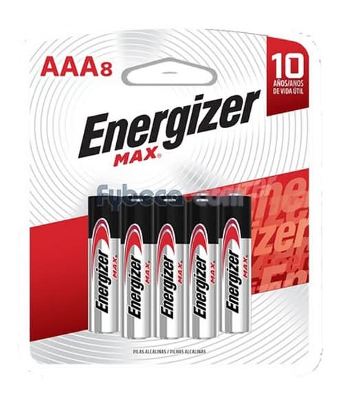 Pila Energizer Max Aaax8