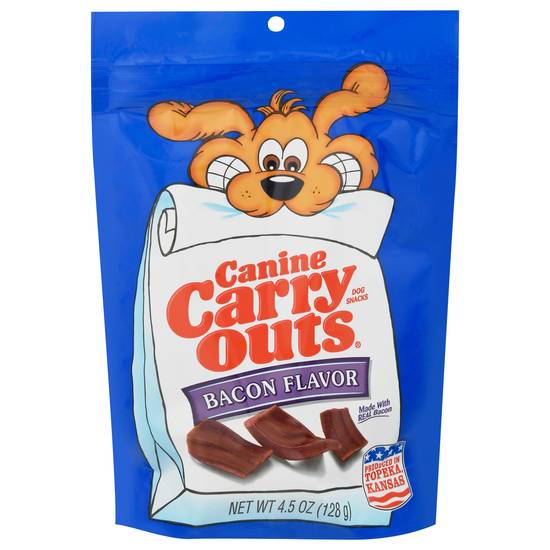 Canine Carry Outs Bacon Flavor Dog Snacks
