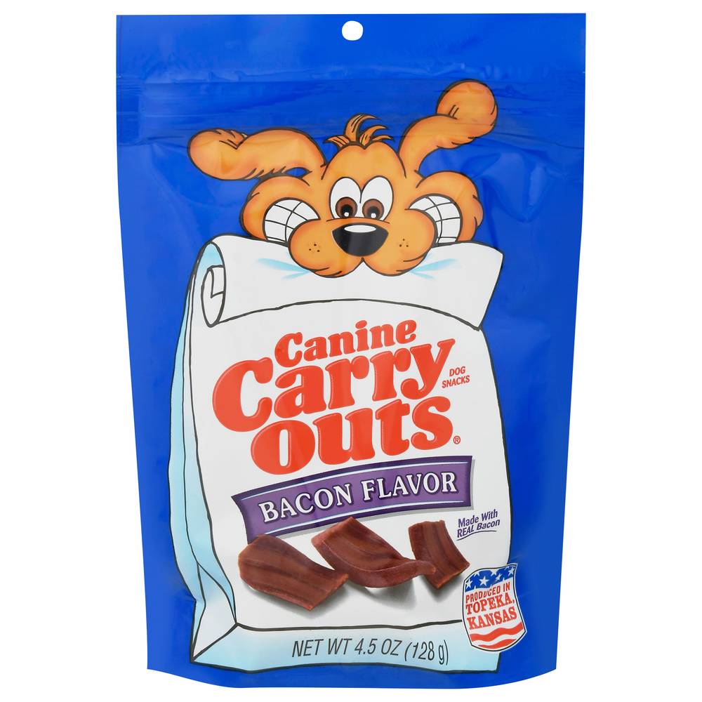 Canine Carry Outs Bacon Flavor Dog Snacks (4.5 oz)