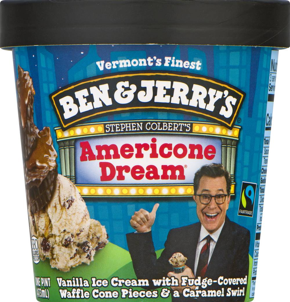Ben & Jerry's Stephen Colbert's Vanilla Ice Cream, Vanilla (473 ml)