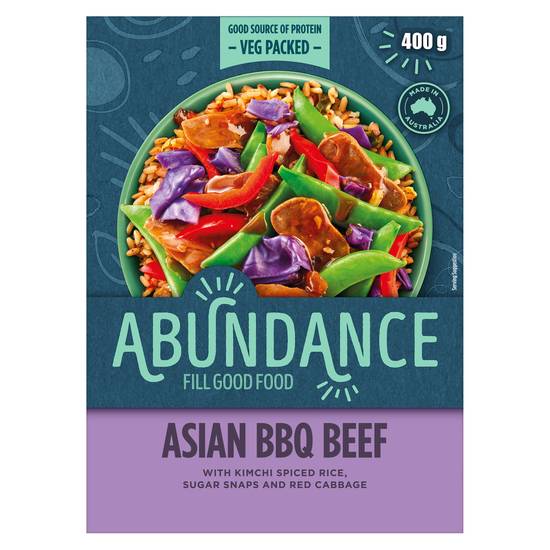 Abundance Asian Bbq Beef 400g