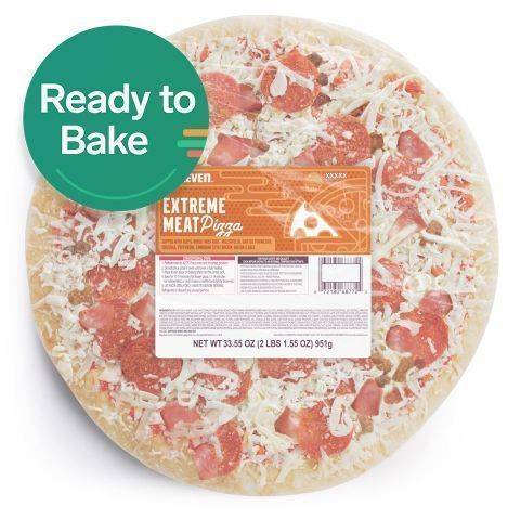 7-Eleven Ready To Bake Extreme Pizza (meat)