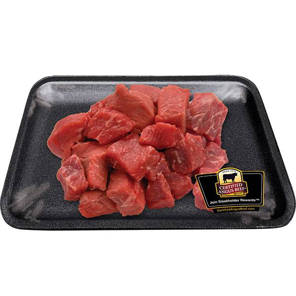 Certified Angus Beef Beef Stew Meat Boneless Extra Lean