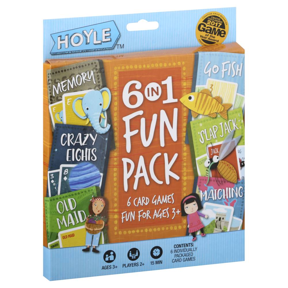 Hoyle 6 in 1 Fun pack Card Games (1 ct)