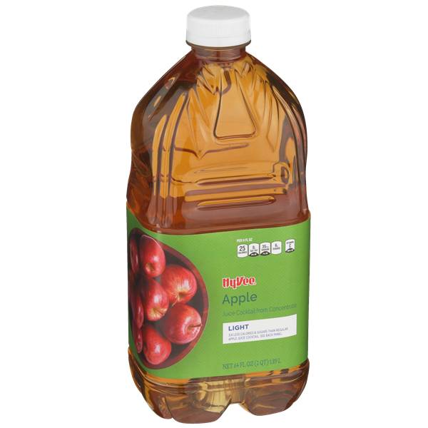 Hy-Vee Light Juice Cocktail, Apple (1.89 L)