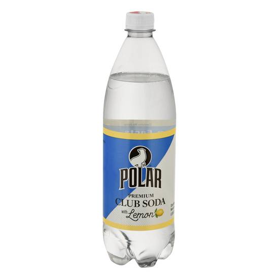 Polar Premium Club Soda With Lemon (1 L)