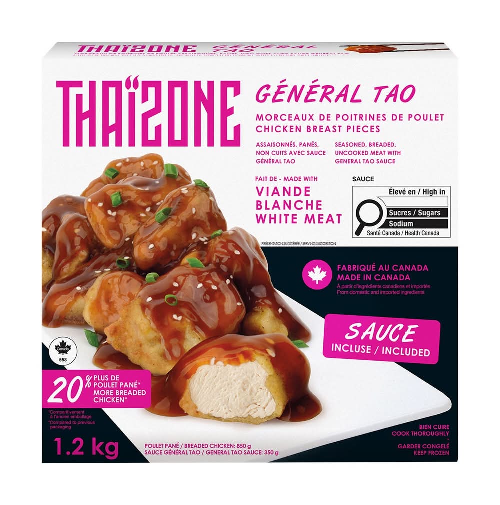 Thaizone - Poulet Général Tao, 1,2 Kg / Thaizone General Tao Chicken, 1.2 Kg