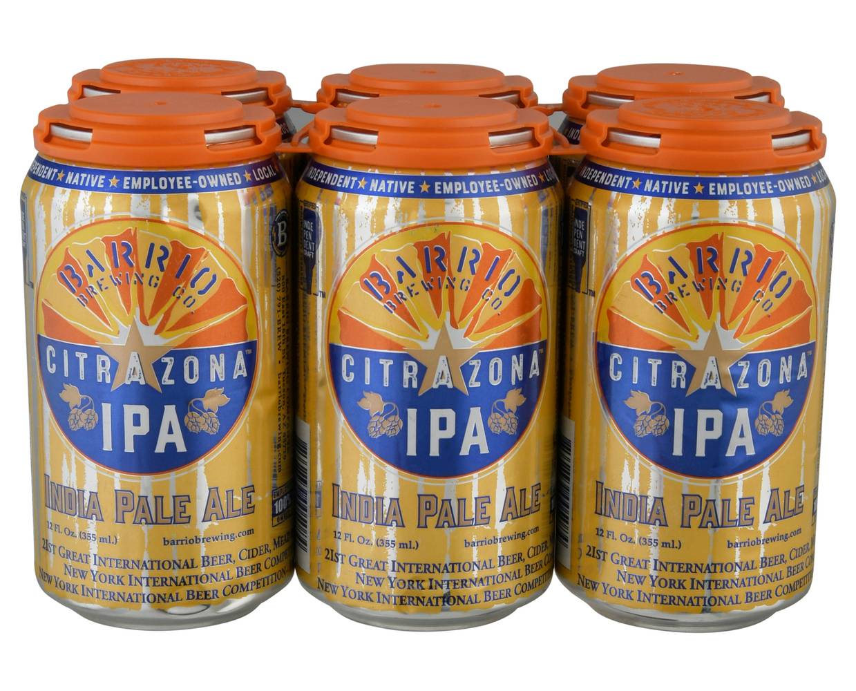 Barrio Brewing Co. Citra Zona Ipa Beer (6 x 12 fl oz)
